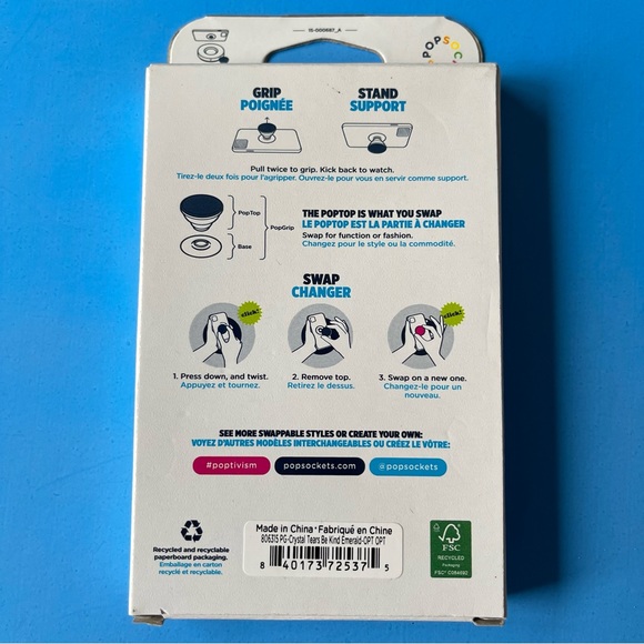 Popsocket - Crystal Tears Be Kind Emerald (LUXE) - Picture 5 of 6